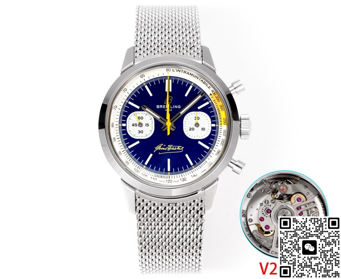 Bls Factory V2 Version Breitling Top Time Ab01767A1C1A1 Stainless Steel Bezel — Replica - photo 2
