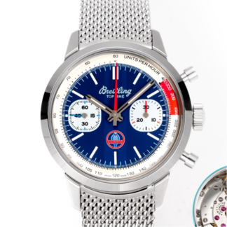 BLS厂百年灵AB01763A1C1X1,复刻百年灵TOP TIME AB01763A1C1X1蓝色表盘男表价格_多少钱_报价-实名表业高仿手表商城