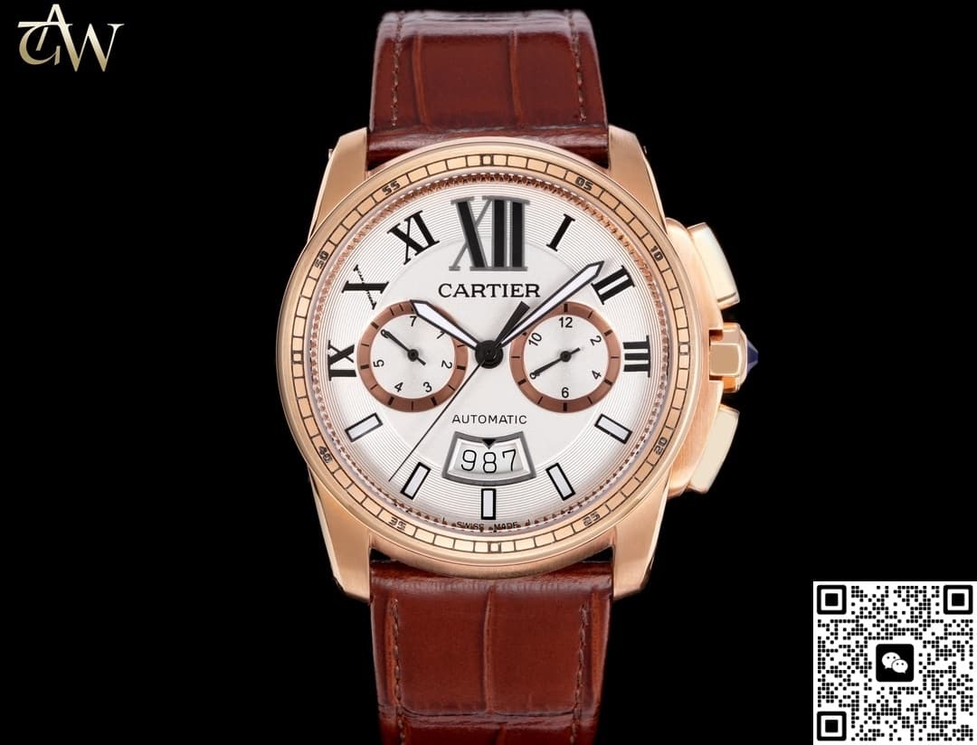 Gaw Factory Cartier Calibre De W7100044 Alligator Leather Strap — Replica - photo 2
