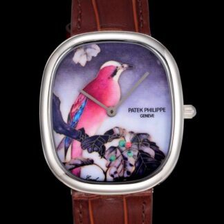 TW厂百达翡丽5738-50G-011,复刻百达翡丽GOLDEN ELLIPSE 5738-50G-011鳄鱼皮表带女表价格_多少钱_报价-实名表业高仿手表商城