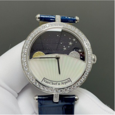 5G Factory Van Cleef Arpels Poetic Complications Vcarpbkg00 Moon Phase Dial — Replica - photo 1
