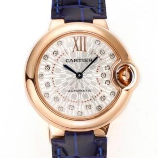 AF厂卡地亚WGBB0052,复刻卡地亚蓝气球WGBB0052鳄鱼皮表带33MM女表价格_多少钱_报价-实名表业高仿手表商城