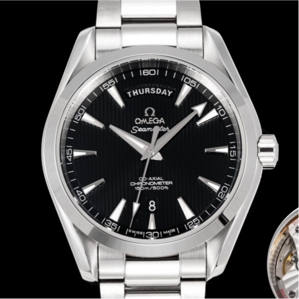 OVS厂欧米茄231.10.42.22.01.001,复刻欧米茄海马231.10.42.22.01.001精钢表带男表价格_多少钱_报价-实名表业高仿手表商城