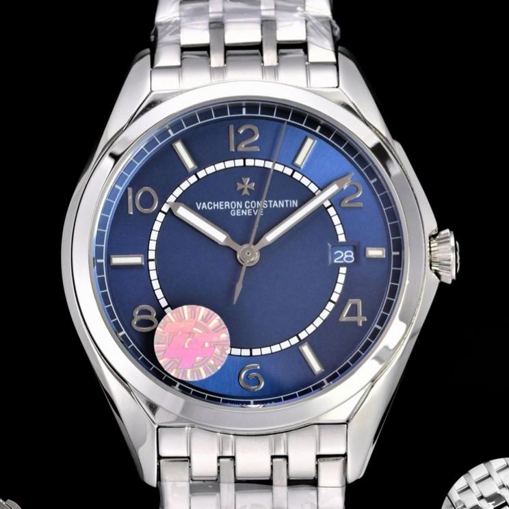 ZF厂江诗丹顿4600E/110A-B487,复刻江诗丹顿伍陆之型4600E/110A-B487深蓝色表盘男表价格_多少钱_报价-实名表业高仿手表商城