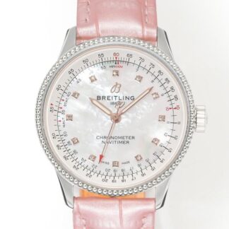 BLS厂百年灵A17395211A1P3,复刻百年灵航空计时A17395211A1P3珍珠贝母表盘女表价格_多少钱_报价-实名表业高仿手表商城