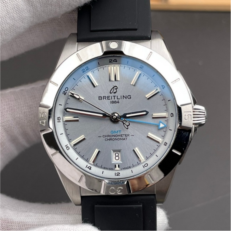 BLS厂百年灵P32398101C1S1,复刻百年灵机械计时P32398101C1S1双时区表盘男表价格_多少钱_报价-实名表业高仿手表商城