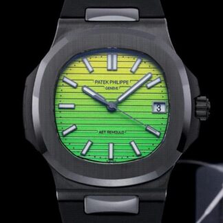 AET厂百达翡丽5711,复刻百达翡丽鹦鹉螺5711黑色陶瓷表壳男表价格_多少钱_报价-实名表业高仿手表商城