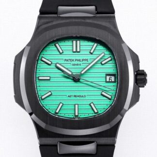 AET厂百达翡丽5711,复刻百达翡丽鹦鹉螺5711蒂芙尼绿色表盘男表价格_多少钱_报价-实名表业高仿手表商城