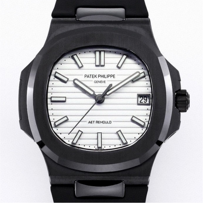 AET厂百达翡丽5711,复刻百达翡丽鹦鹉螺5711橡胶表带男表价格_多少钱_报价-实名表业高仿手表商城