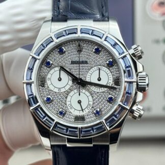 PPM厂劳力士116589SACI,复刻劳力士迪通拿116589SACI鳄鱼皮表带男表价格_多少钱_报价-实名表业高仿手表商城