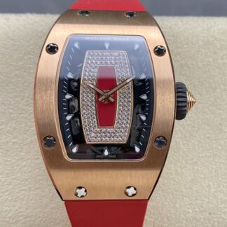 BBA厂理查德米勒RM07-01,复刻理查德米勒RM07-01红色橡胶表带女表价格_多少钱_报价-实名表业高仿手表商城