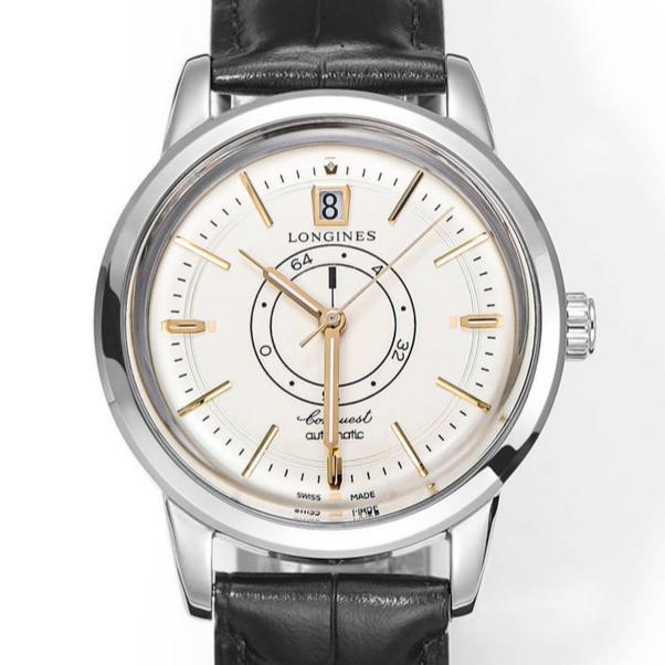 TW厂浪琴L1.648.4.78.2,复刻浪琴康卡斯L1.648.4.78.2鳄鱼皮表带男表价格_多少钱_报价-实名表业高仿手表商城