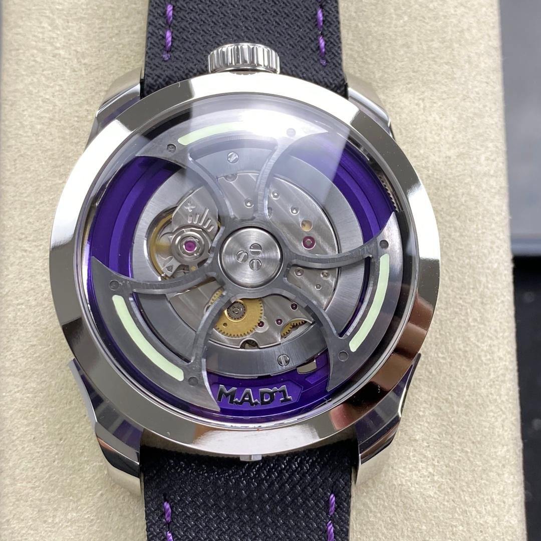 K1厂MB&F MAD1,复刻MB&F MAD1陀飞轮战斧紫色款男表价格_多少钱_报价-实名表业高仿手表商城