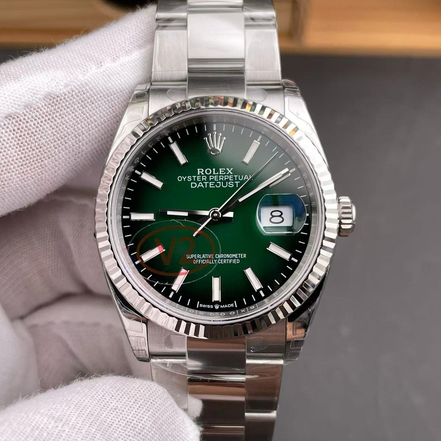VS厂V2版劳力士m126234-0060,复刻劳力士日志型m126234-0060日期显示表盘男表价格_多少钱_报价-实名表业高仿手表商城