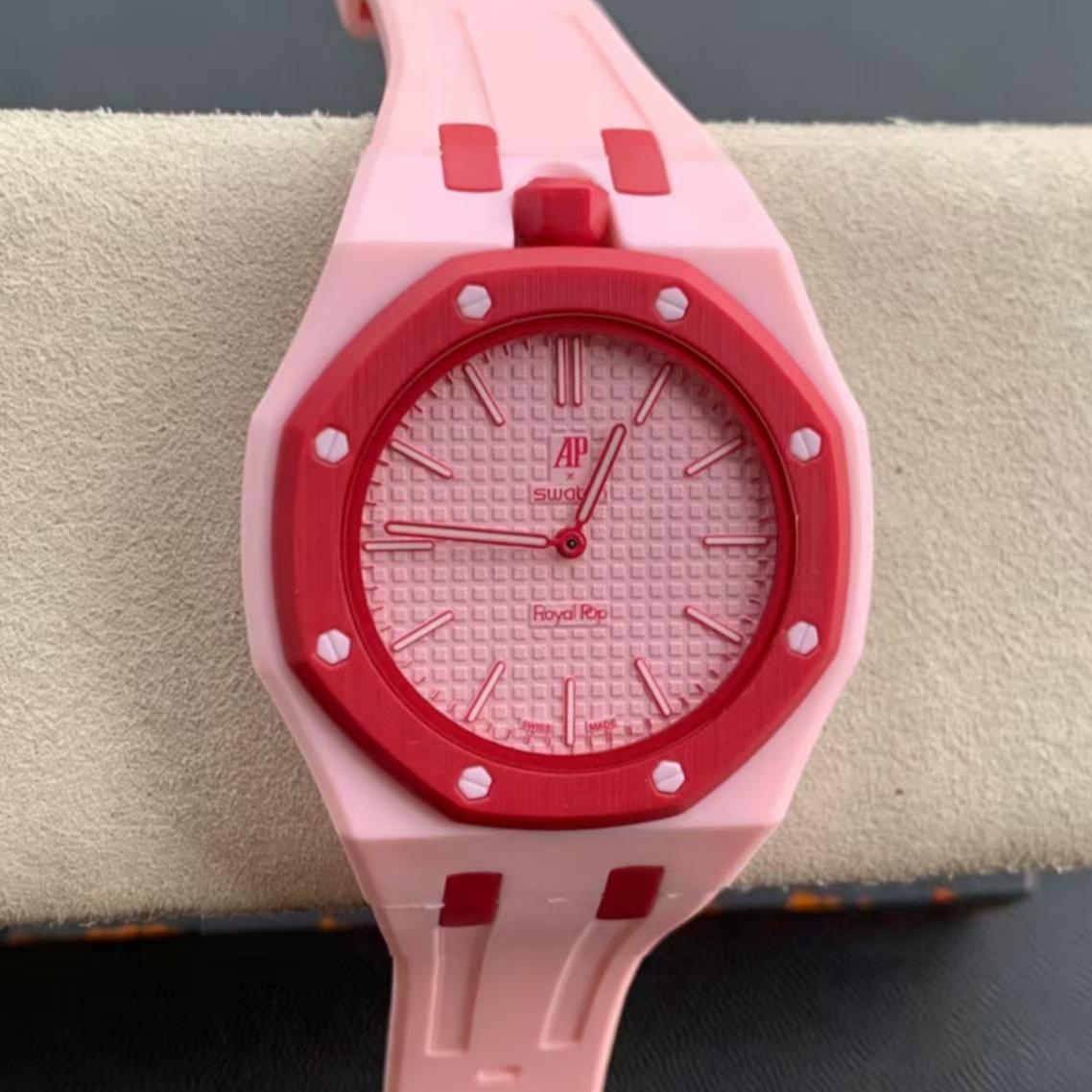 Audemars Piguet X Swatch Royal Pop Collaboration Bioceramic Otto Rosso — Replica - photo 1