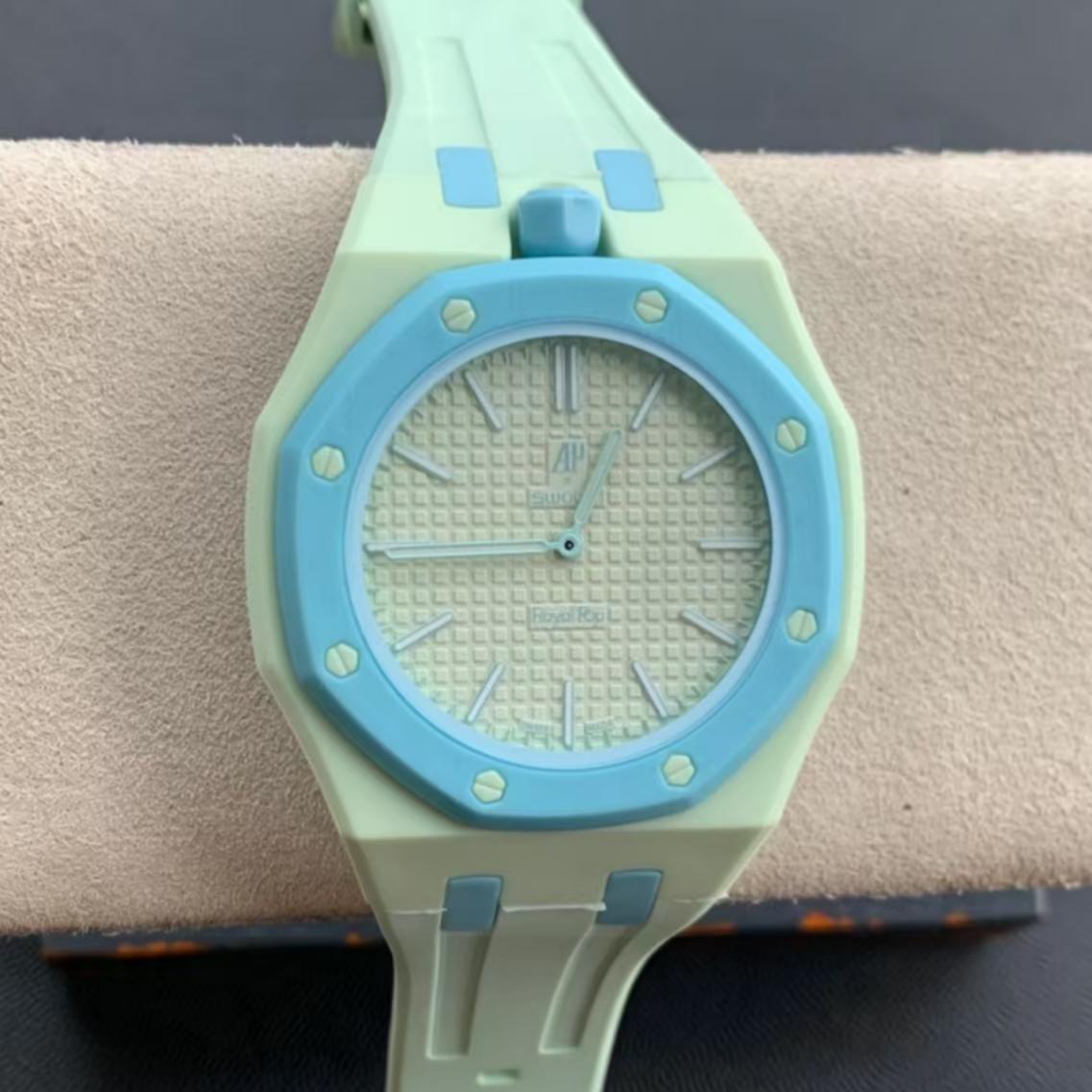 Audemars Piguet X Swatch Royal Pop Collaboration Bioceramic Blaue Acht — Replica - photo 1