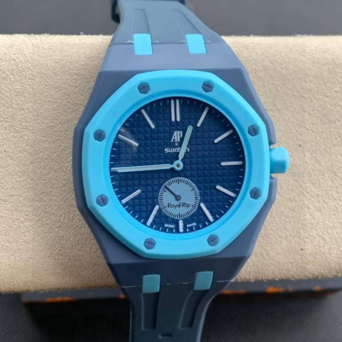 Audemars Piguet X Swatch Royal Pop Collaboration Bioceramic Lan Ba — Replica - photo 1