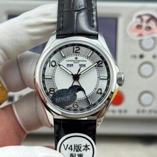 MKS厂V4版江诗丹顿4000E-000A-B439,复刻江诗丹顿伍陆之型4000E-000A-B439星期显示表盘男表价格_多少钱_报价-实名表业高仿手表商城
