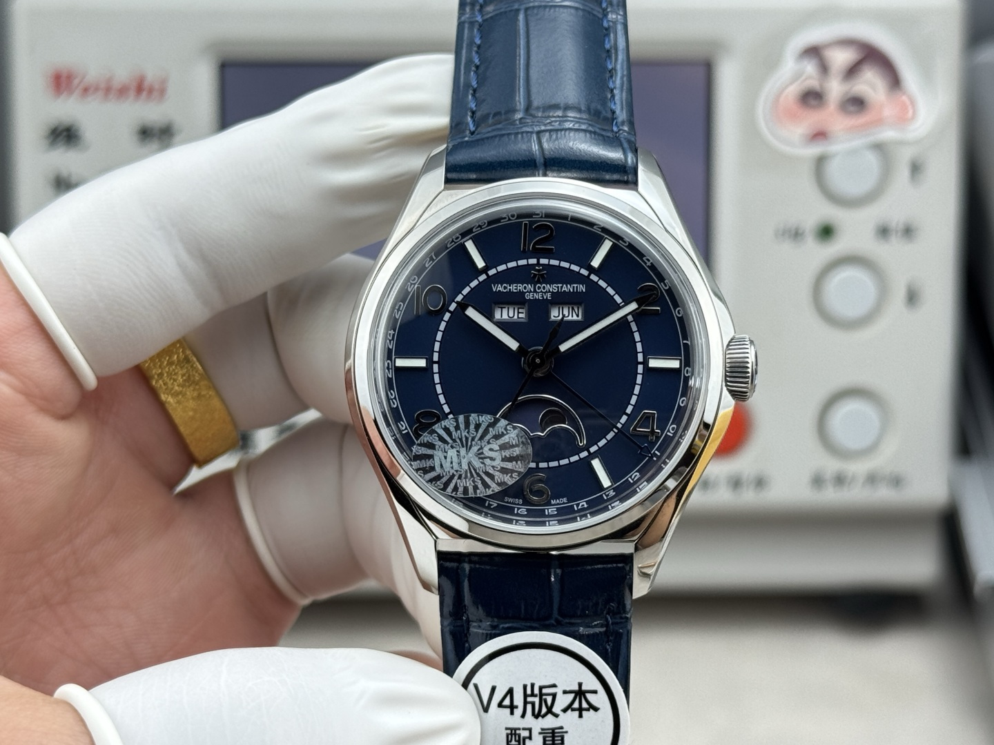 Mks Factory V4 Version Vacheron Constantin Fiftysix 4000E Stainless Steel Case — Replica - photo 5