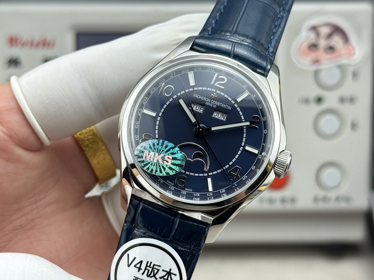 Mks Factory V4 Version Vacheron Constantin Fiftysix 4000E Stainless Steel Case — Replica - photo 6